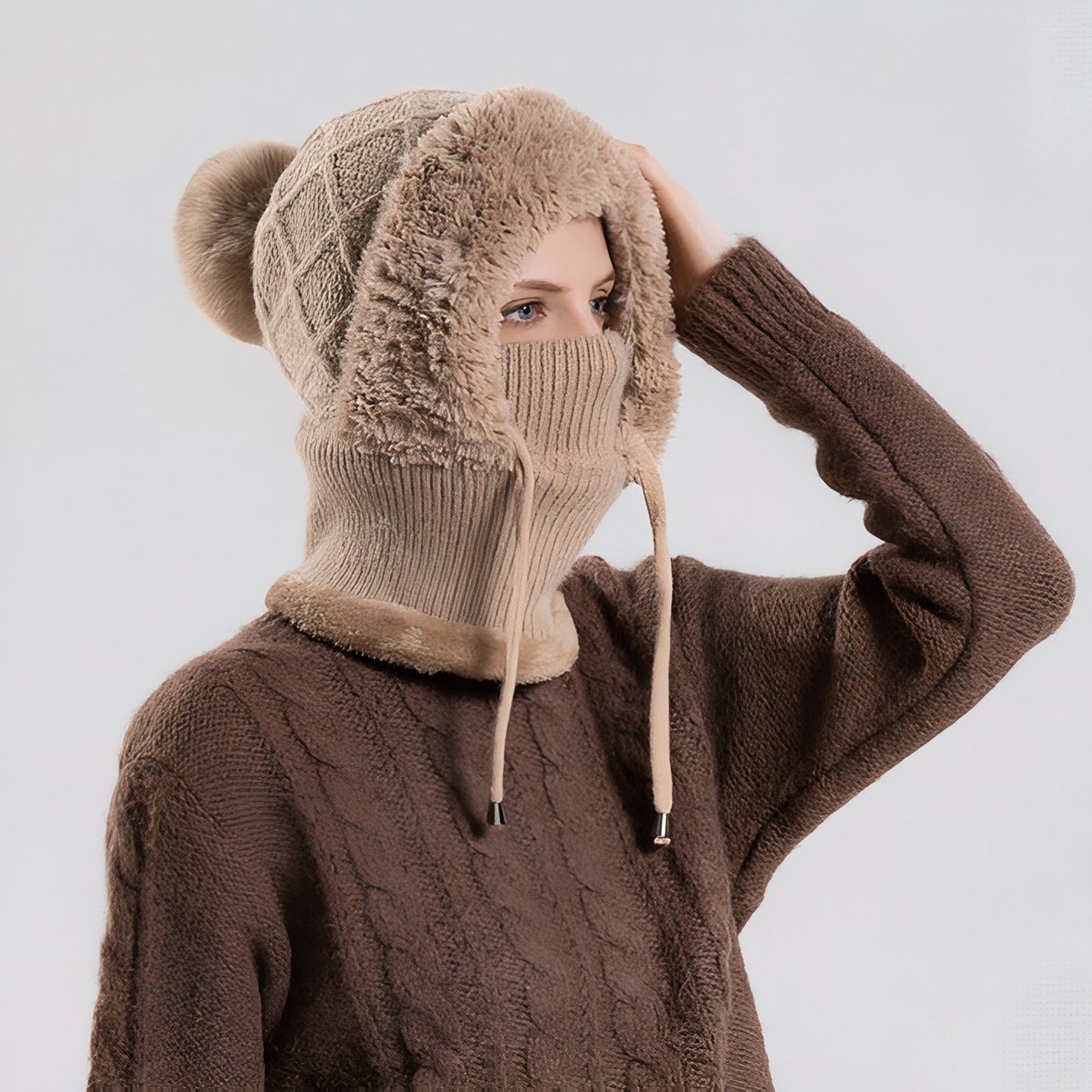 Cagoule Femme Hiver