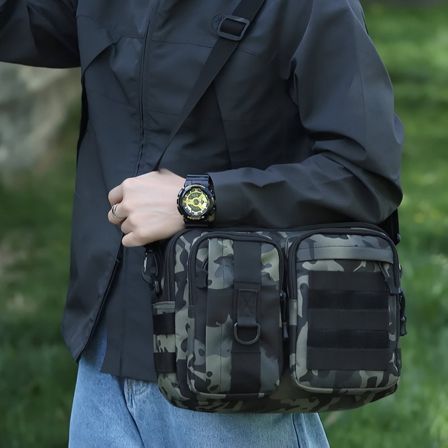 Sac Bandoulière Homme Militaire