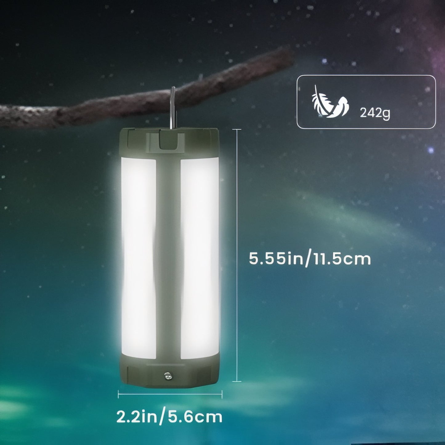 Lanterne Puissante Rechargeable 106 Leds
