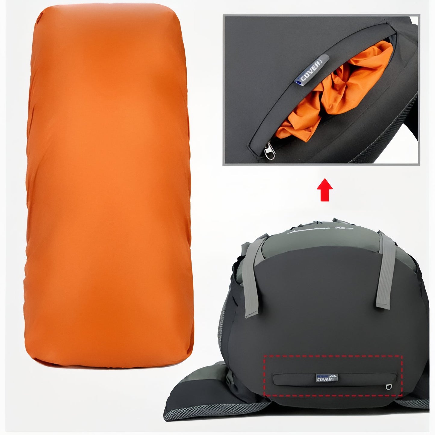 Sac à Dos Imperméable Randonnée 75L