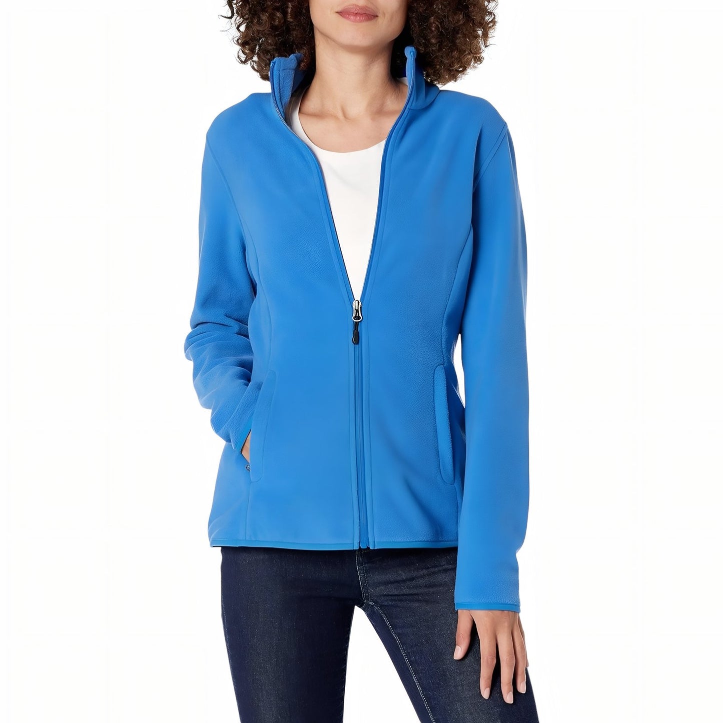 Veste Polaire Randonnée Femme - Bleu Ciel