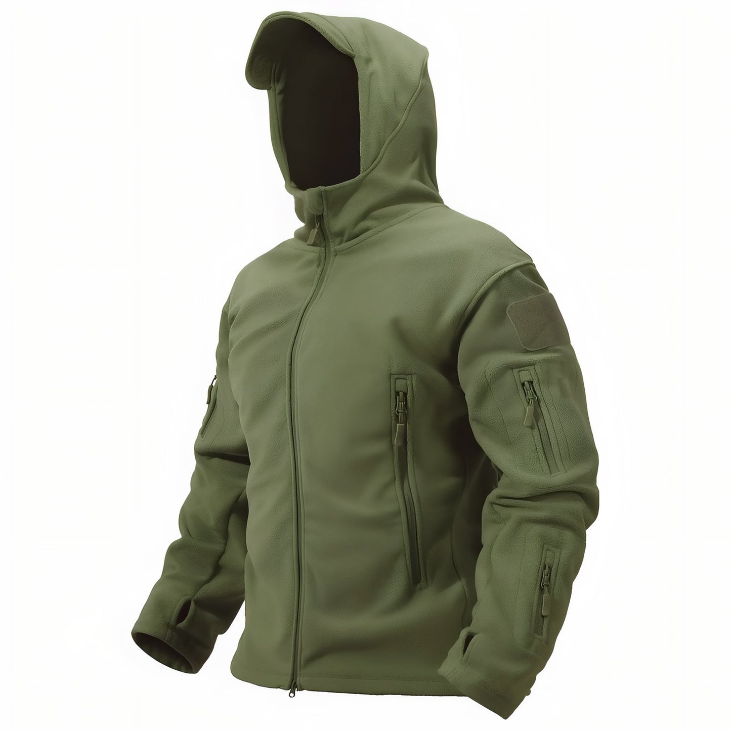 Veste Polaire Randonnée Homme - Vert Olive