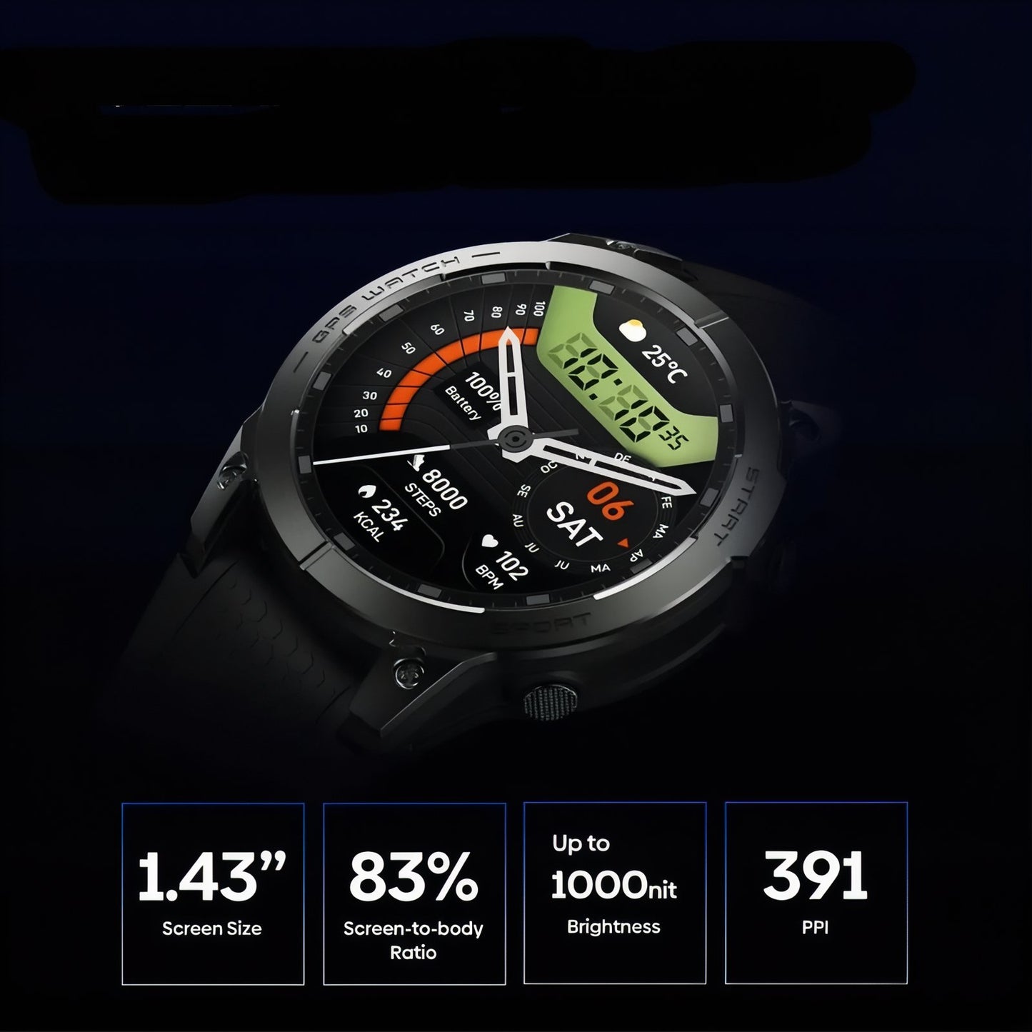 Montre Connectée GPS Randonnée