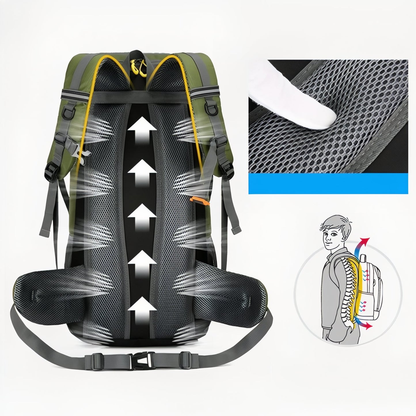 Sac à Dos Randonnée Homme 50L