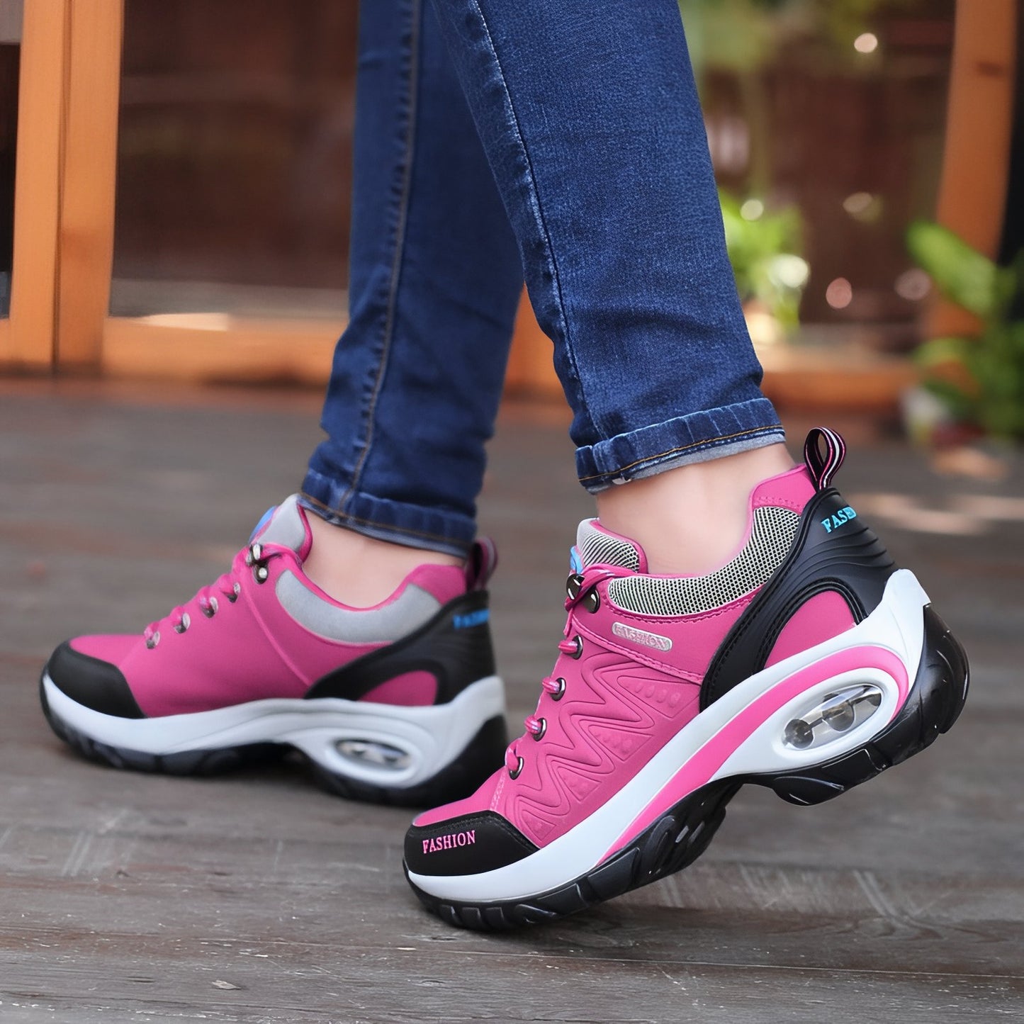 Basket Confortable Marche Femme