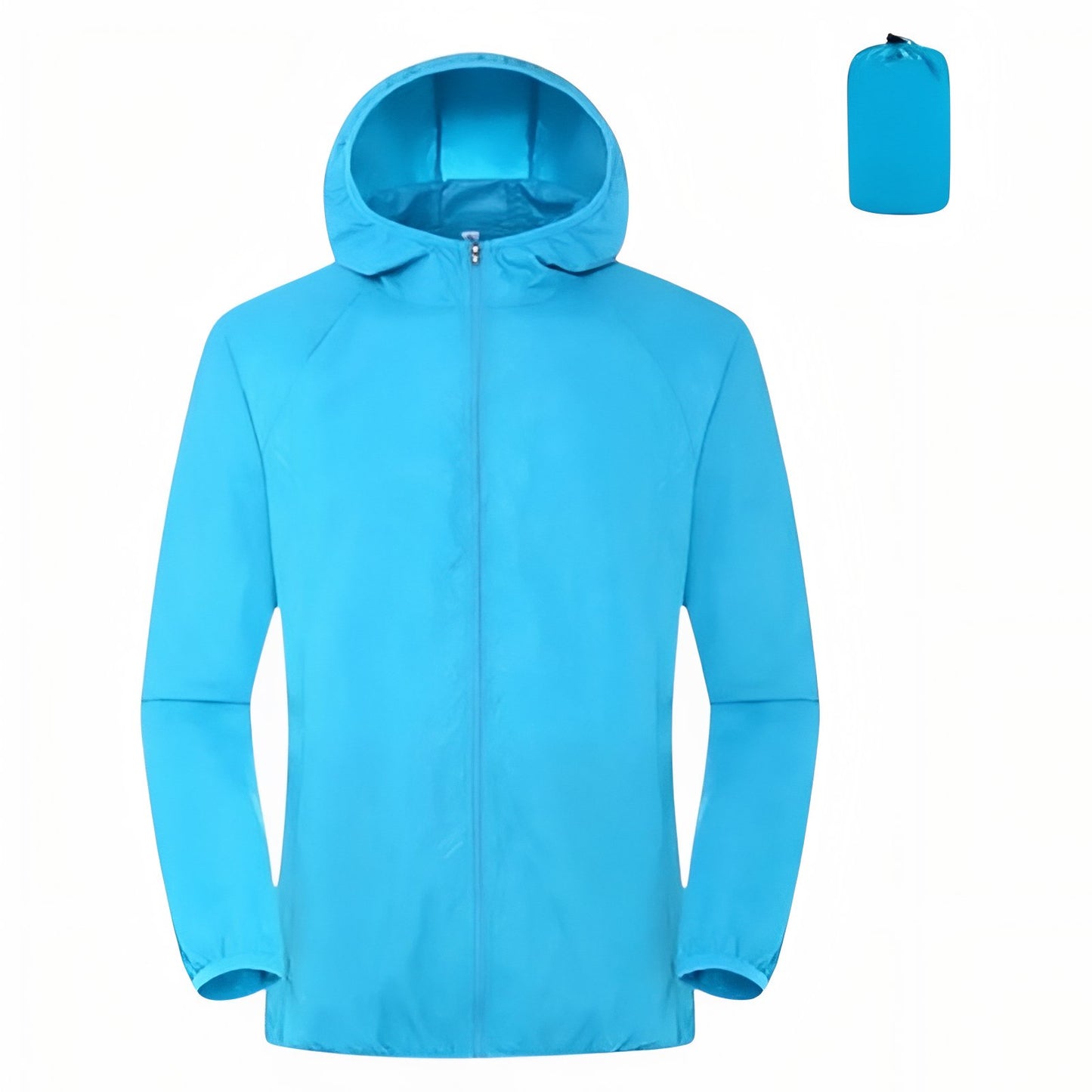 Veste Imperméable Légère - Bleu Ciel