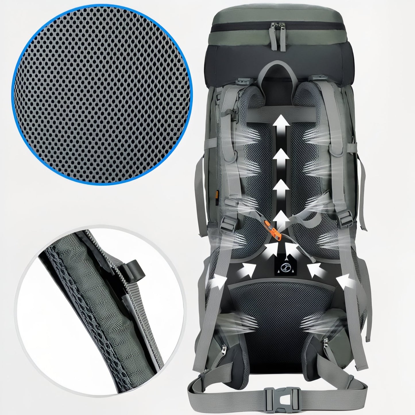 Sac à Dos Imperméable Randonnée 75L