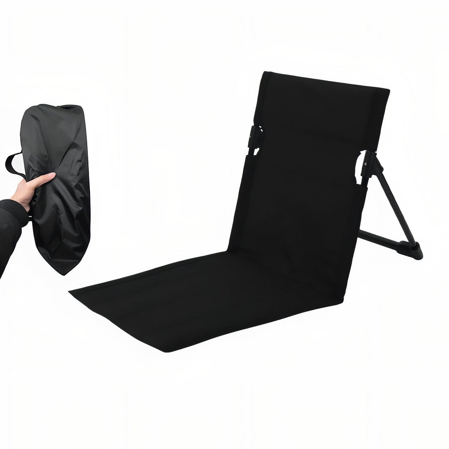 Chaise De Sol Randonnée - Noir Profond