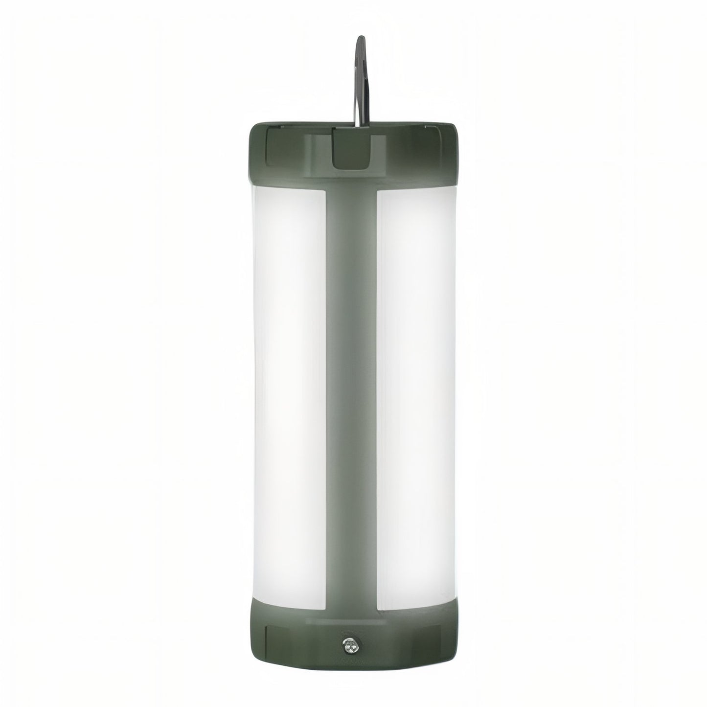 Lanterne Puissante Rechargeable 106 Leds - Blanc et Vert Olive