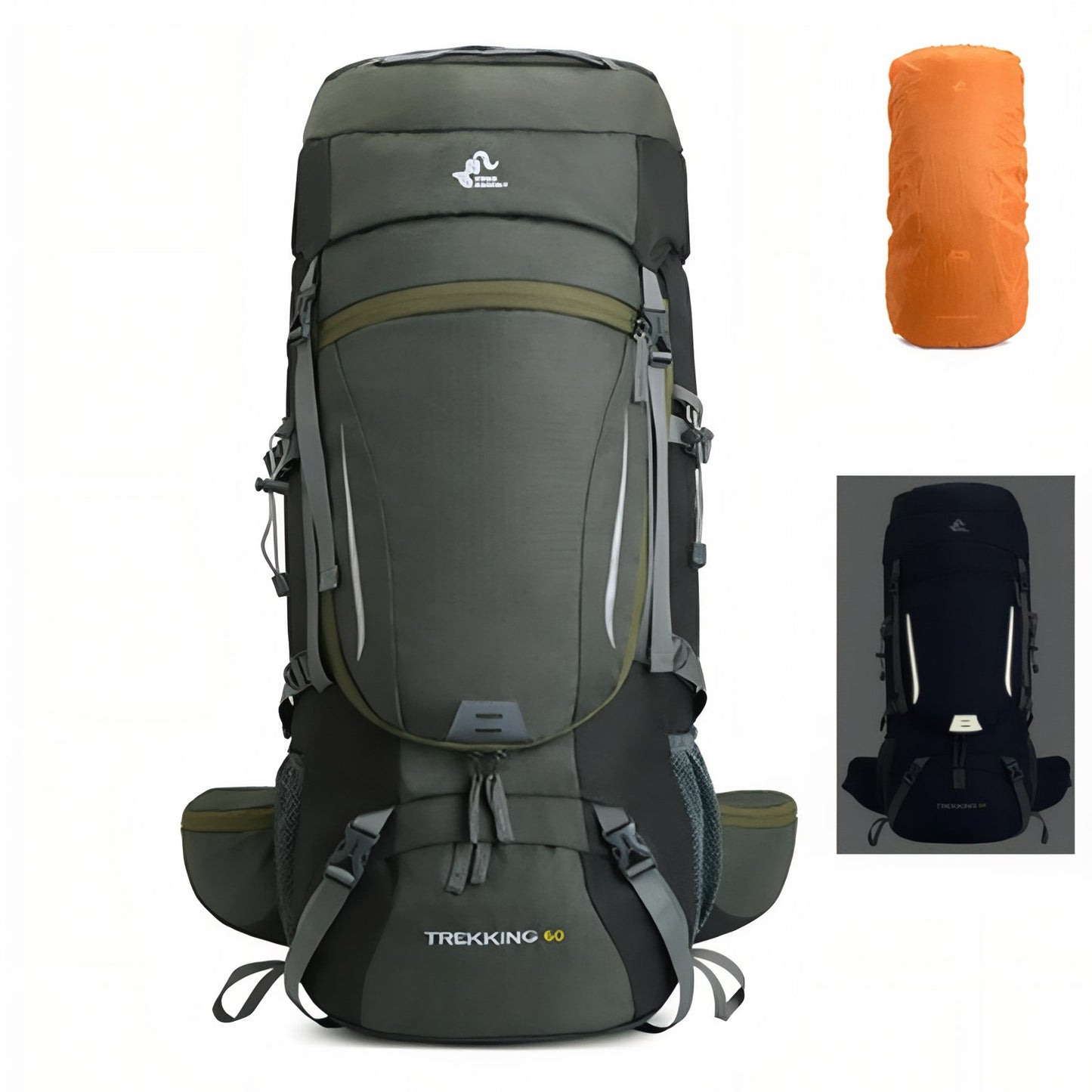 Sac à Dos Randonnée Respirant 60 Litres