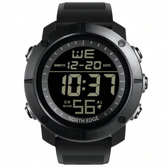 Montre Homme Randonnée - Noir Mat