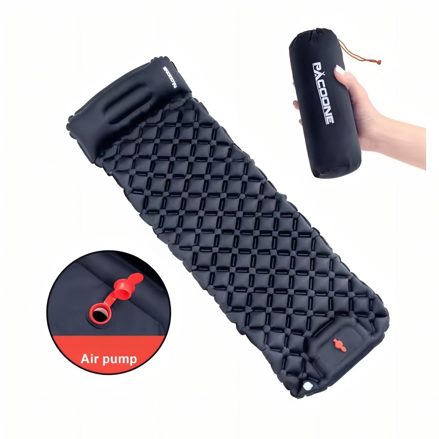 Matelas Gonflable Avec Coussin 1 Personne