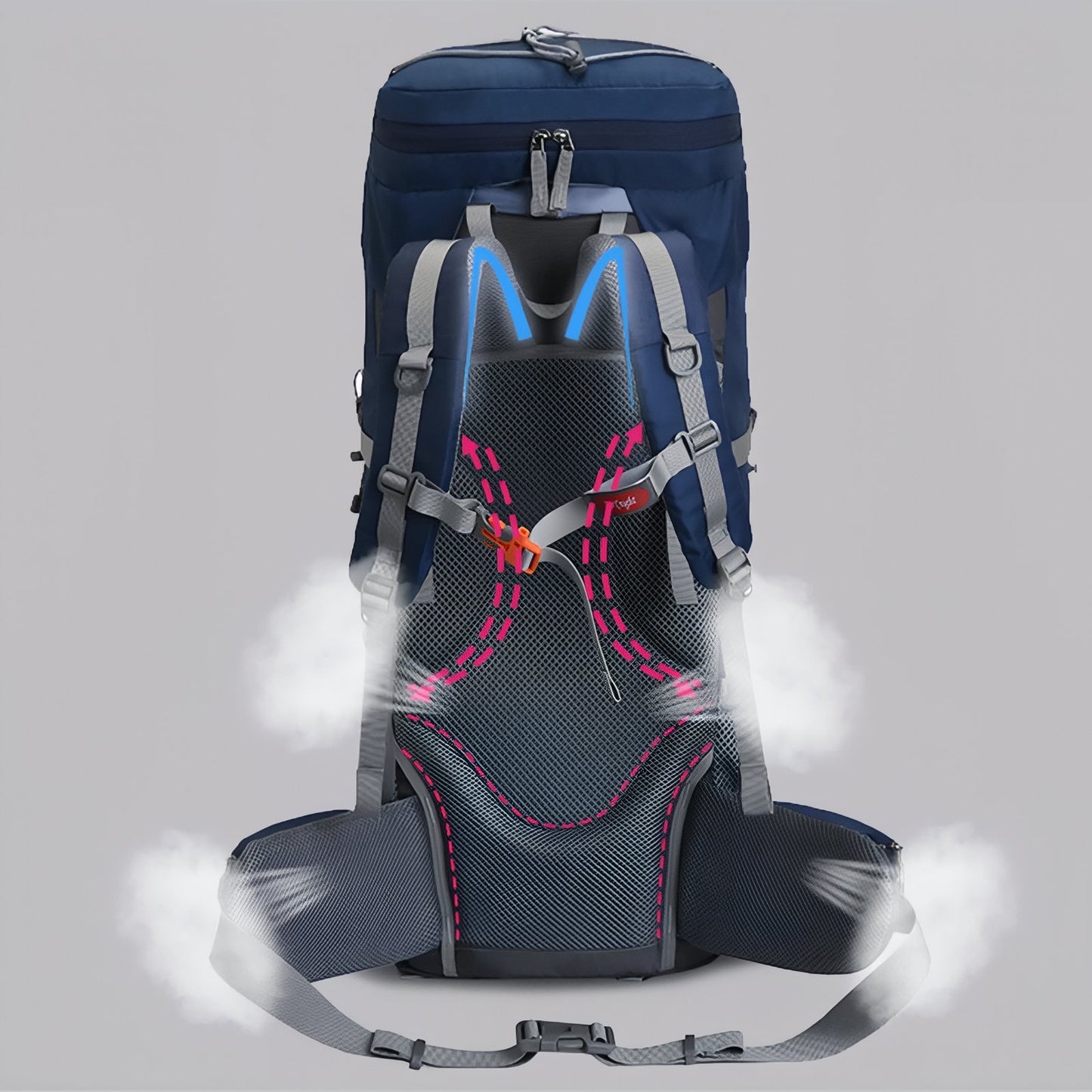 Sac à Dos Randonnée Respirant 60 Litres