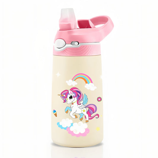 Gourde Enfant Inox Licorne 400ML - Licorne - 400ML