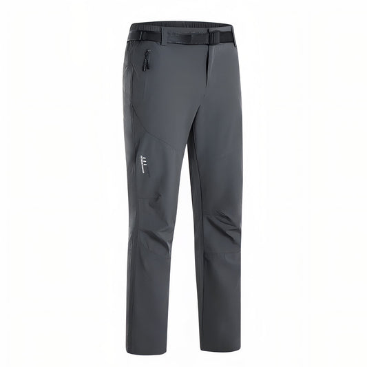 Pantalon de Randonnée Avec Ceinture Élastique Homme - Gris Foncé