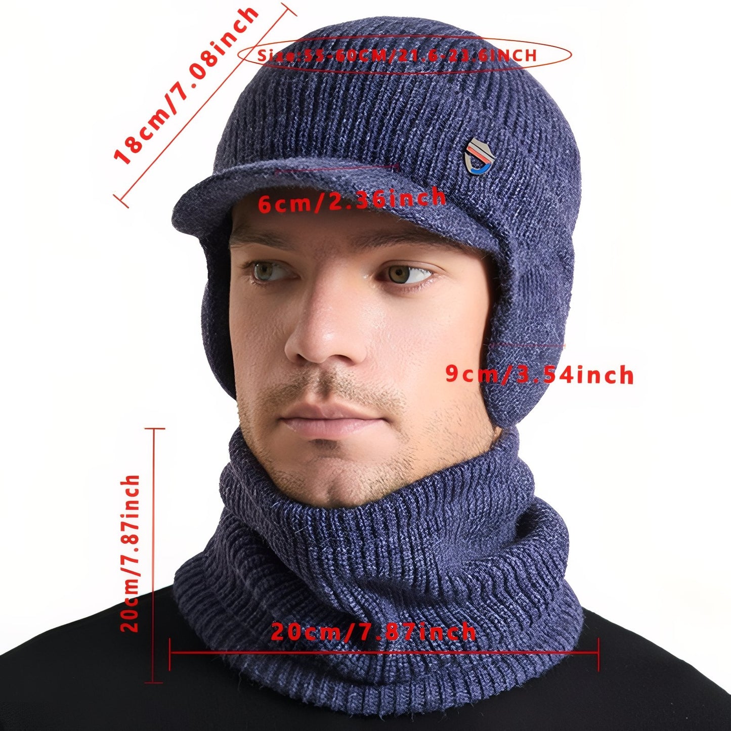 Casquette Cagoule Hiver Homme