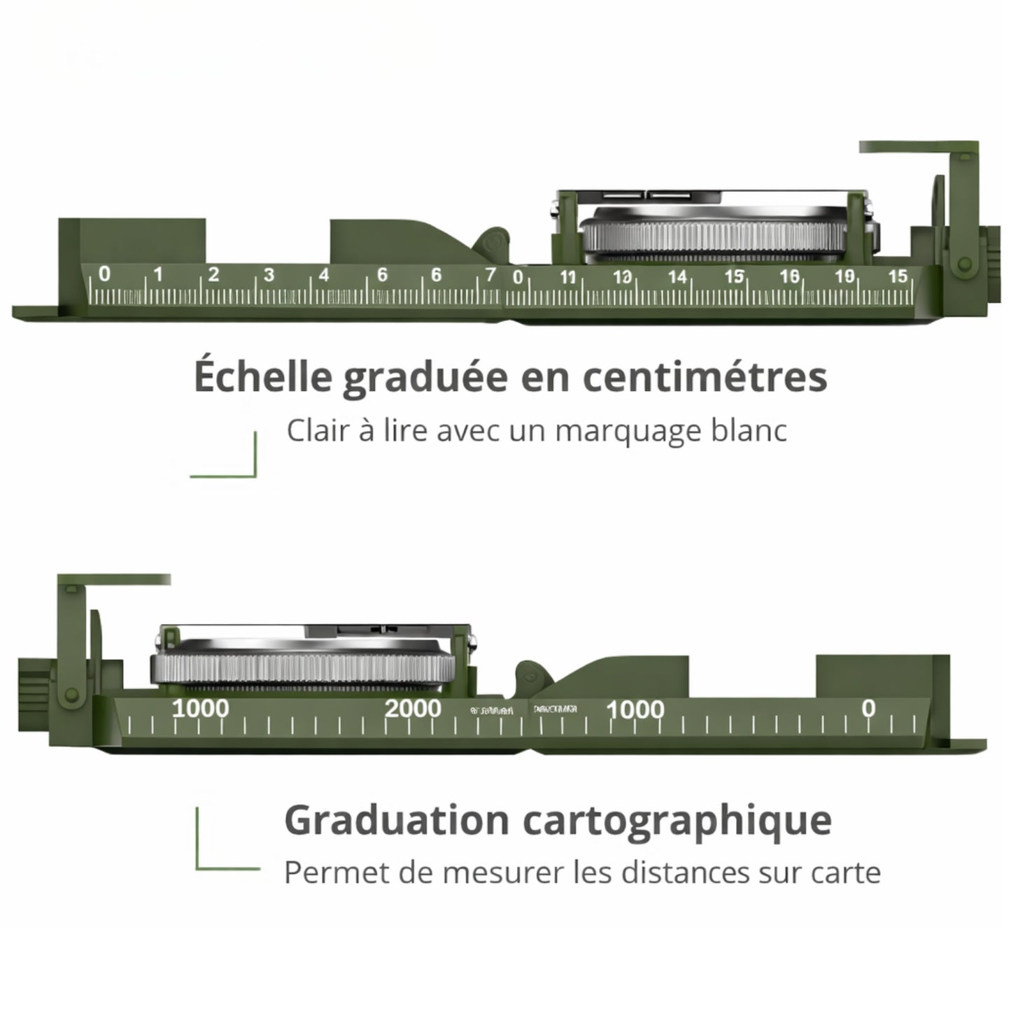 Boussole Multifonction avec Inclinomètre