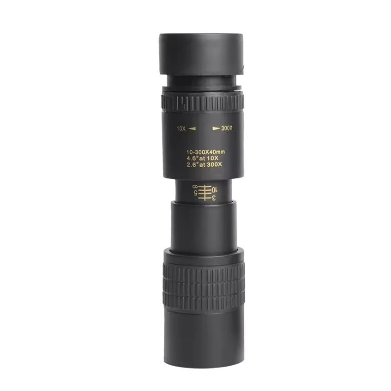 Monoculaire Compact vue de face - Noir