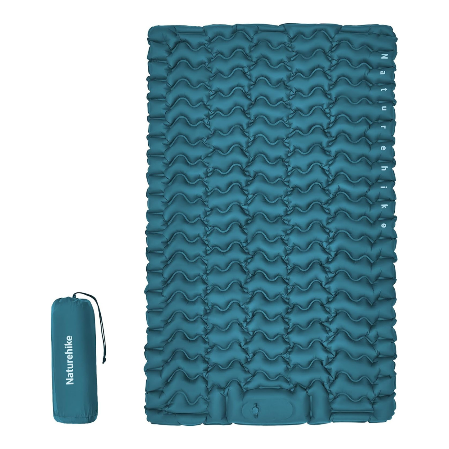Matelas Gonflable 2 Personnes Pour Camping - Bleu