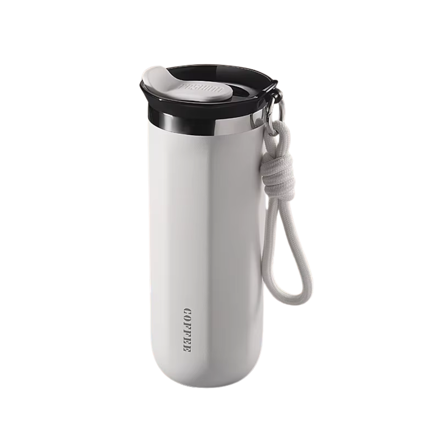 Mug Isotherme Randonnée - Blanc - 500ml