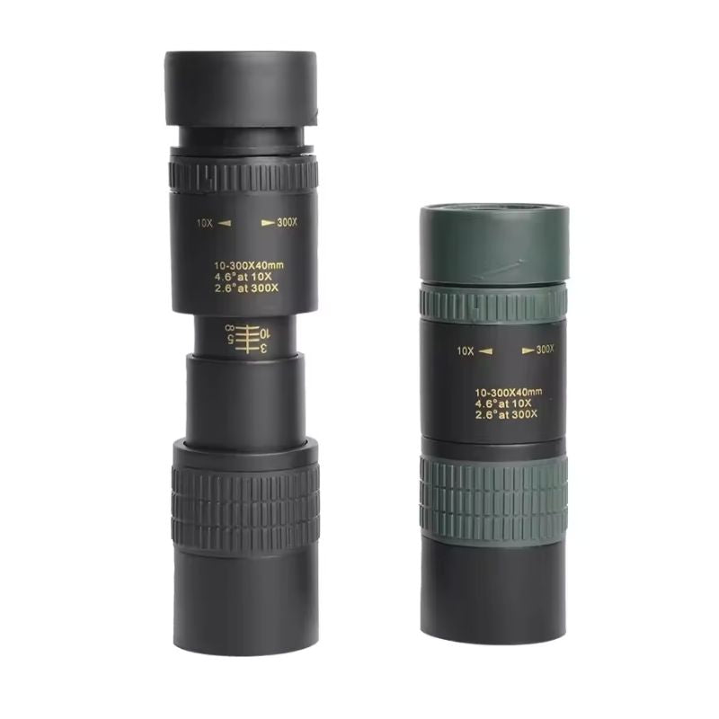 Monoculaire Compact deux monoculaires alignés - Noir - Vert