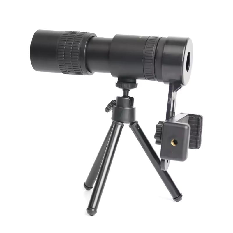 Monoculaire Compact vue latérale trépied - Noir