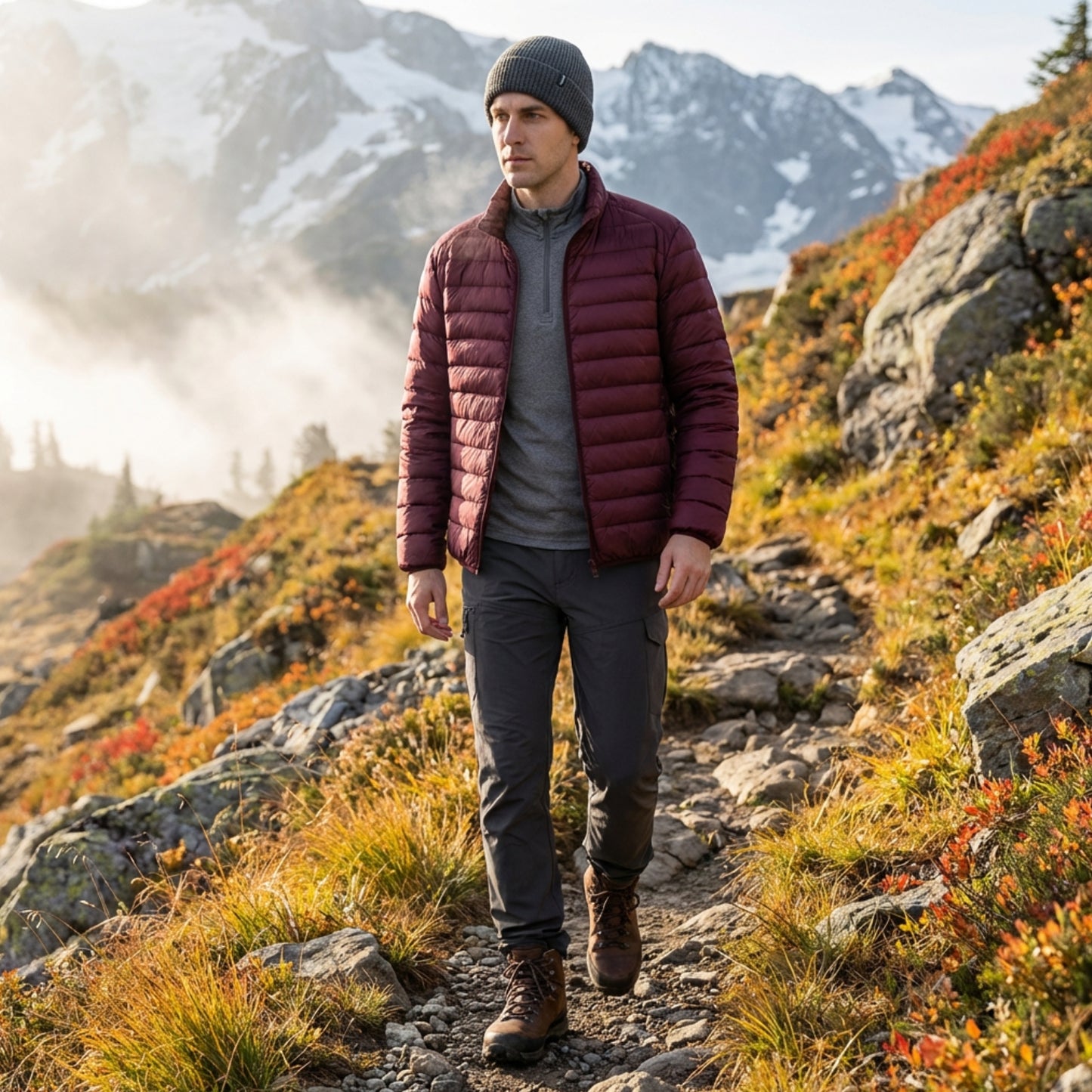 Doudoune Randonnée Compressible Homme