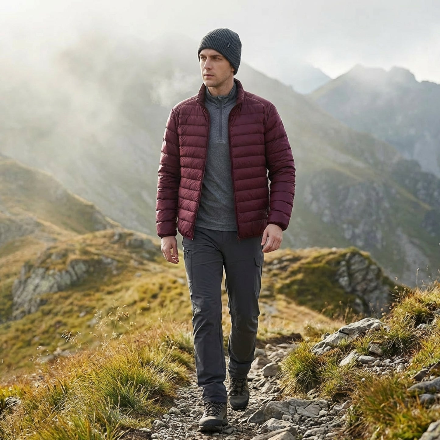 Doudoune Randonnée Compressible Homme