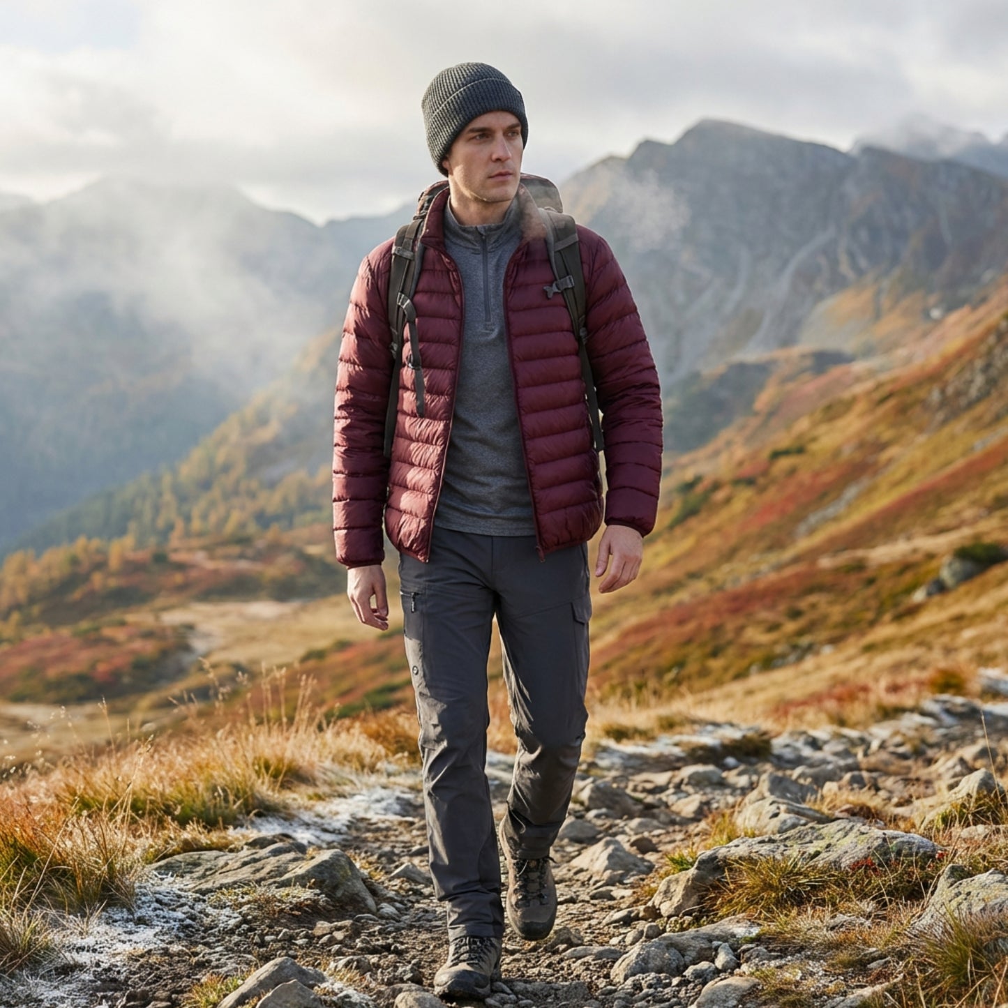 Doudoune Randonnée Compressible Homme