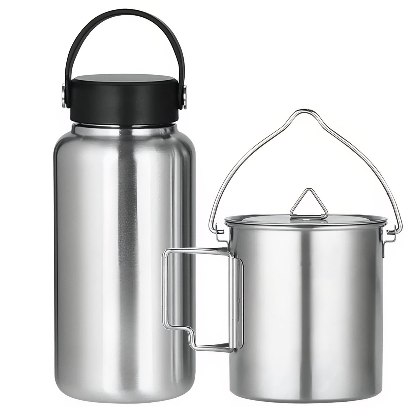 Gourde Inox Avec Tasse Intégrée - Gourde et Tasse 2