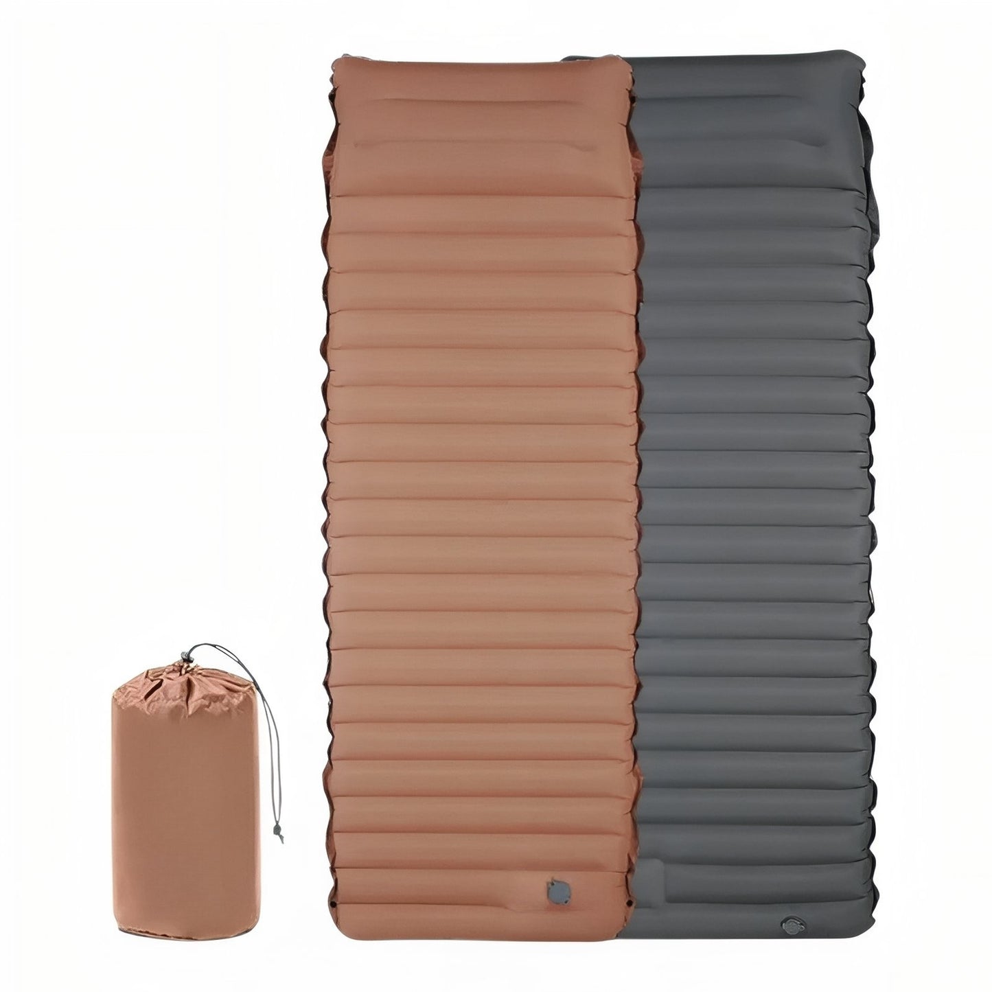 Matelas Camping Gonflable Confortable - Marron
