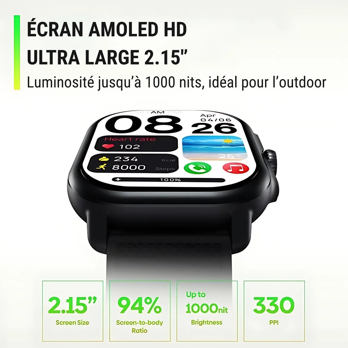 Montre GPS Randonnée Avec Cartographie