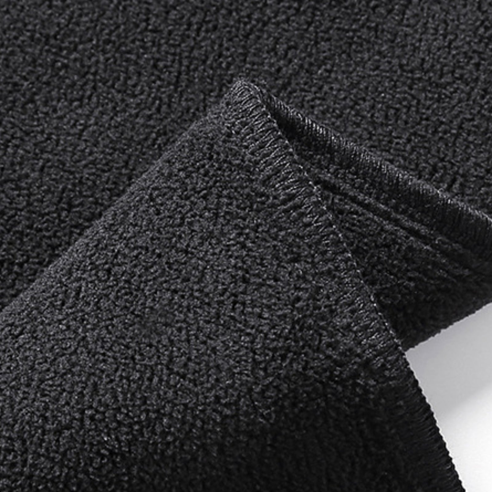 Pantalon Polaire Randonnée Homme gros plan matière - Noir - Gris - Bleu Marine