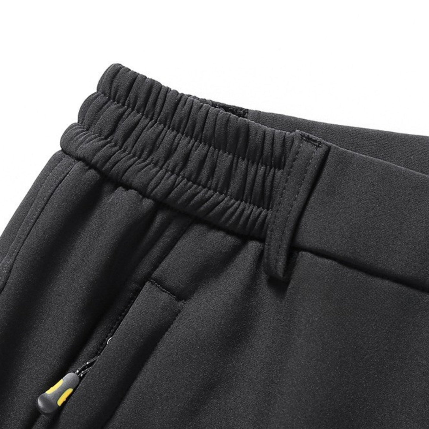 Pantalon Polaire Randonnée Homme gros plan ceinture élastique - Noir - Gris - Bleu Marine