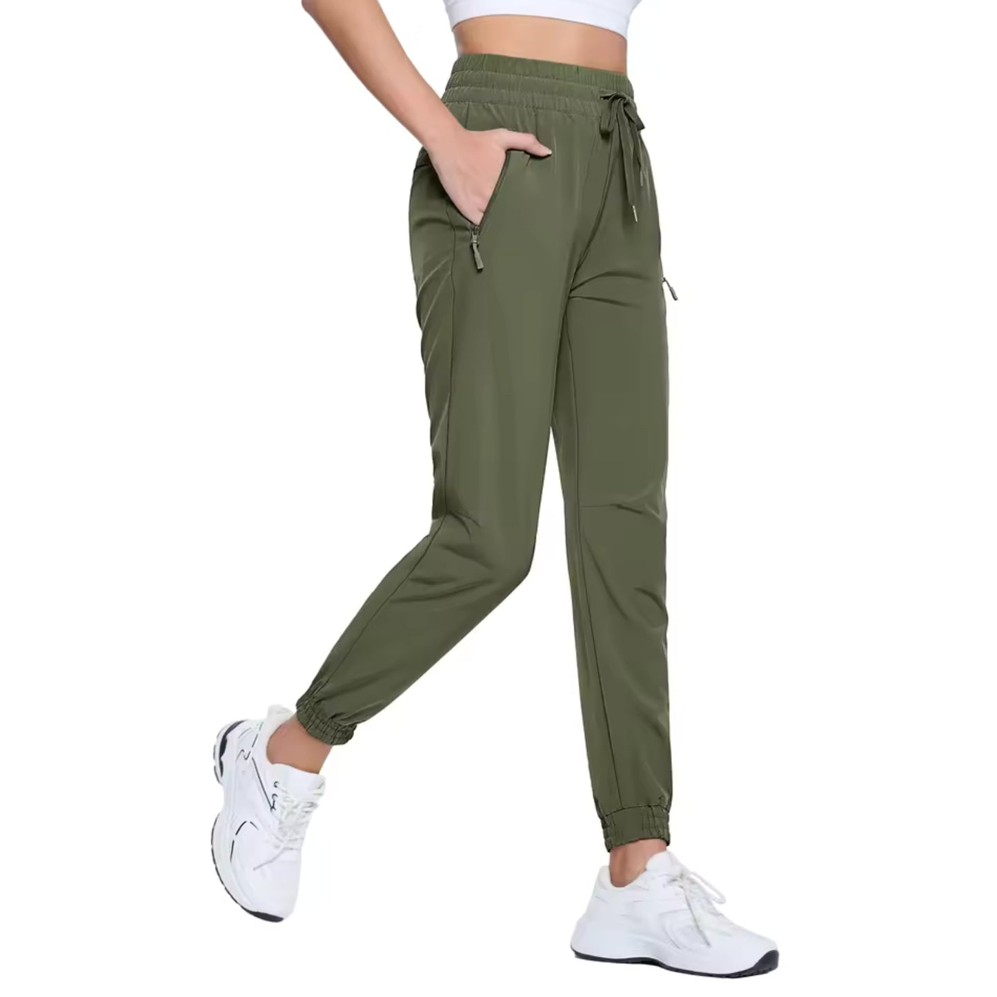Pantalon de Randonnée Été - Vert Militaire
