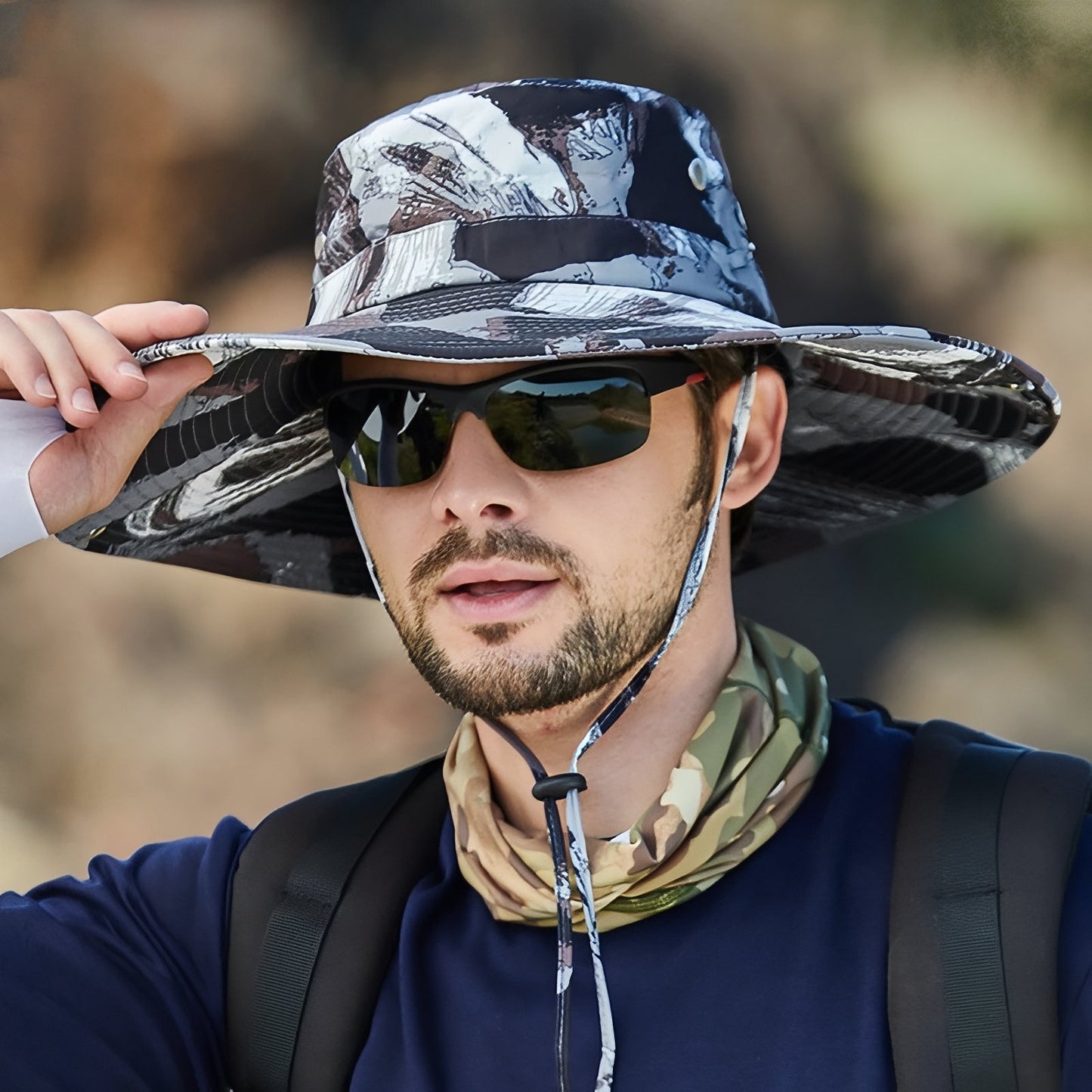 Chapeau Randonnée Camouflage
