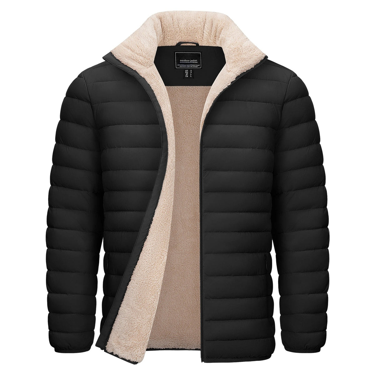 Doudoune Sherpa Homme Noir