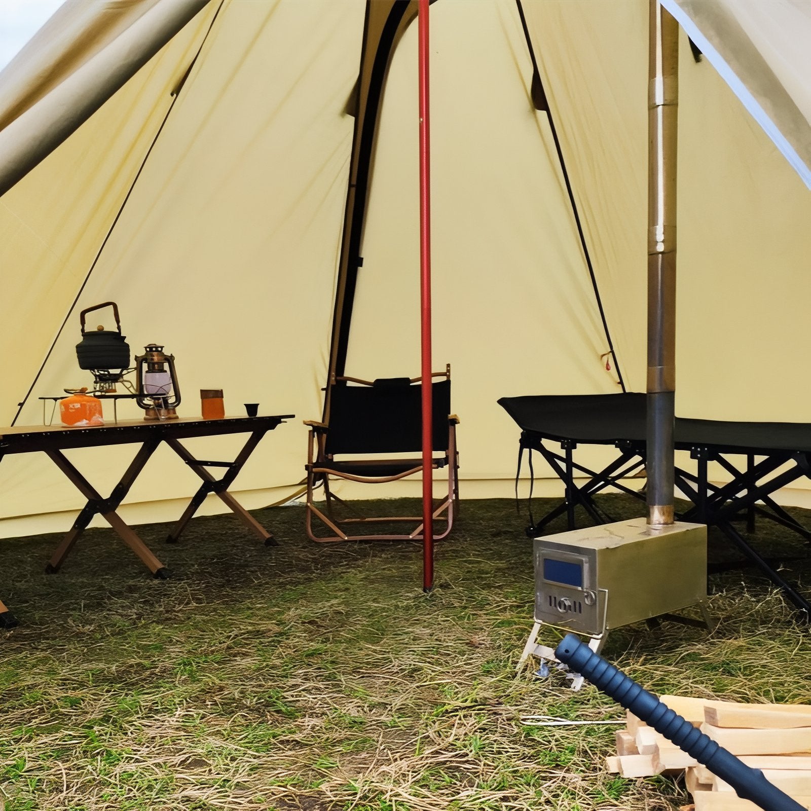 tente tipi 4 saisons Tente Tipi Hiver 4-6 Personnes