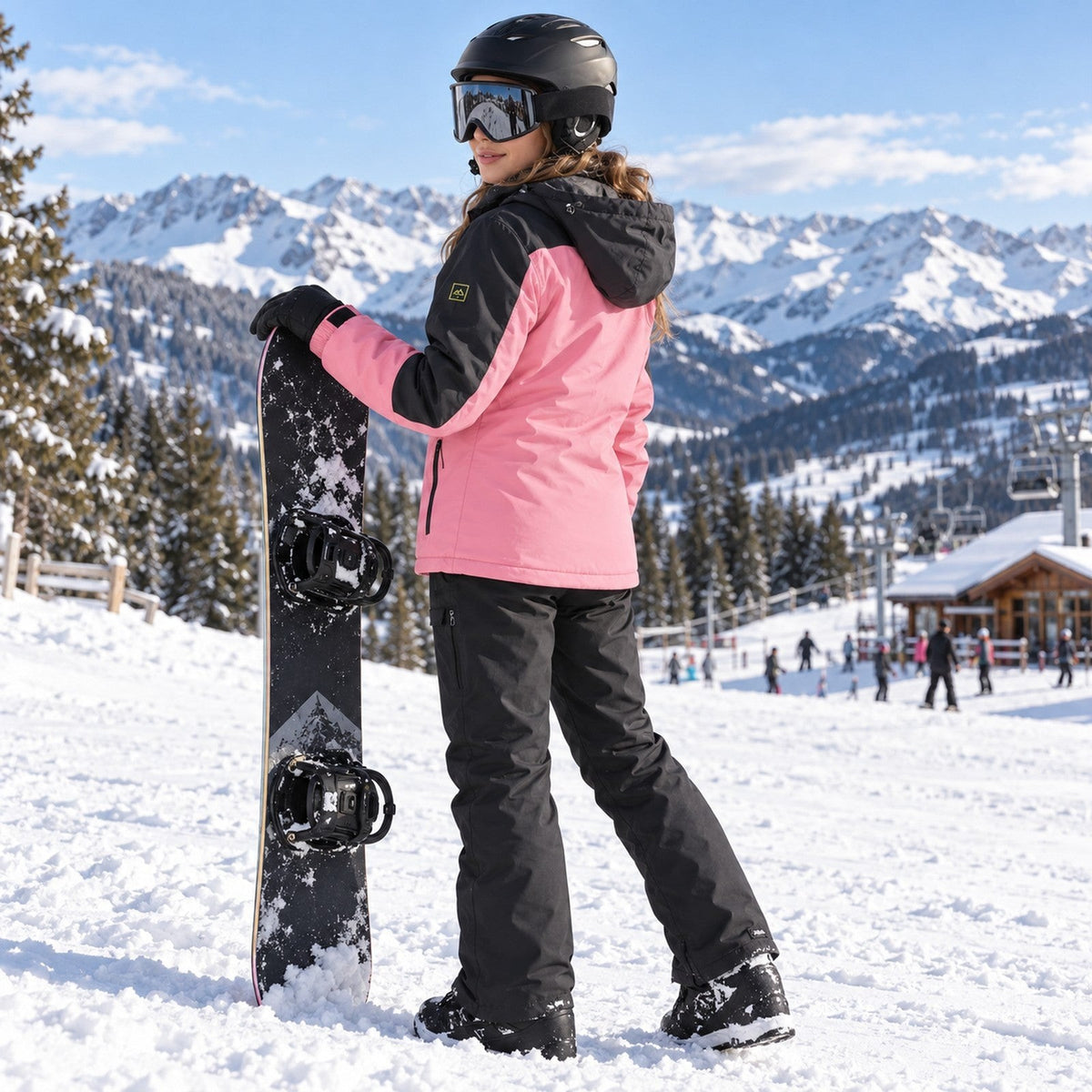 Veste Hiver Randonnée Femme Doublée Polaire poche zippée